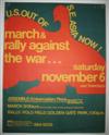 (POSTERS--VIETNAM WAR.) Group of 5 posters and fliers for protests in San Francisco.